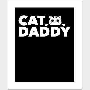 Best Cat Dad Cat Daddy Father's Day Gift Posters and Art